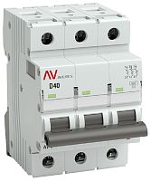 Выключатель автоматический EKF Averes AV-6 3п 40А D 6кА картинка